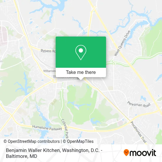 Benjamin Waller Kitchen map