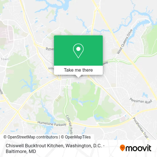 Chiswell Bucktrout Kitchen map