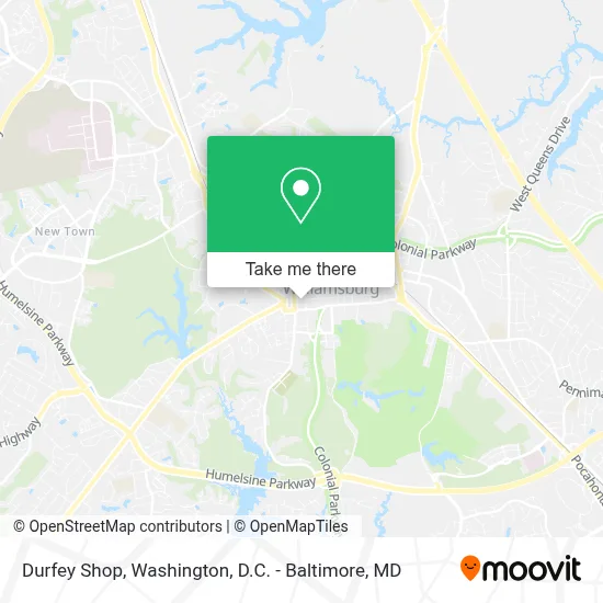Durfey Shop map