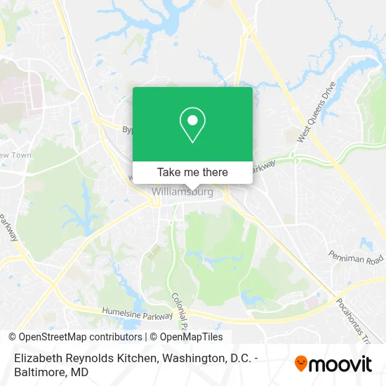 Elizabeth Reynolds Kitchen map