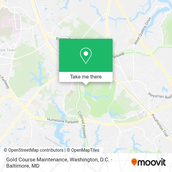 Gold Course Maintenance map
