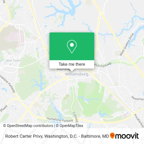 Robert Carter Privy map