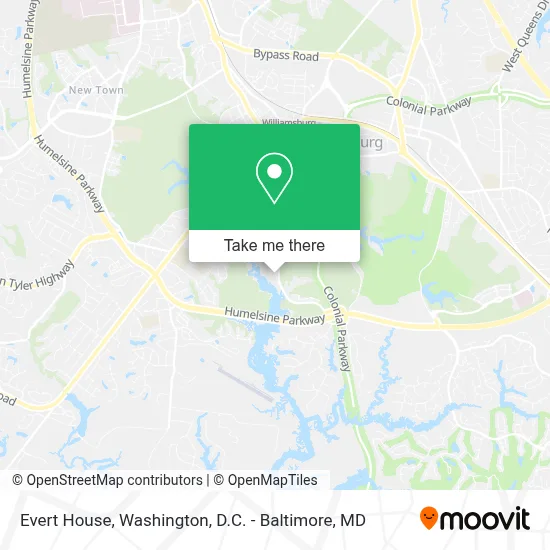 Evert House map