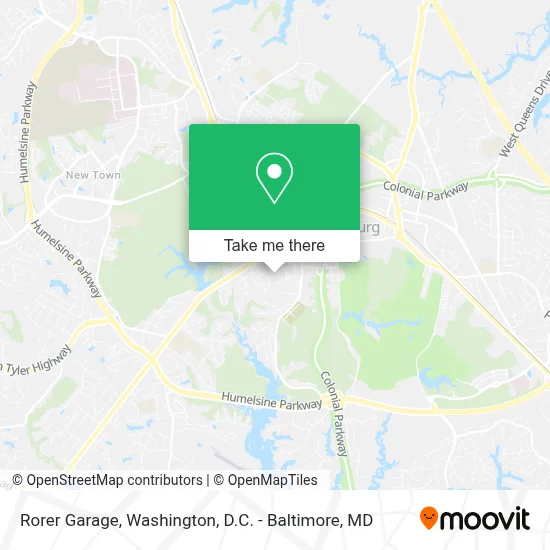 Rorer Garage map