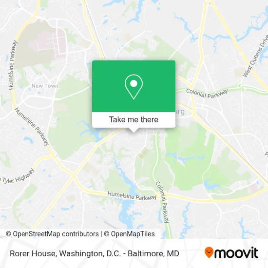 Rorer House map
