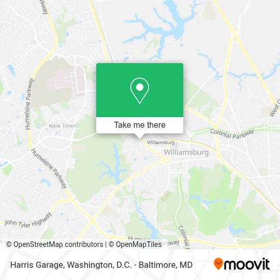 Harris Garage map