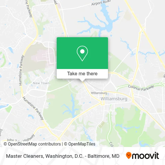 Master Cleaners map