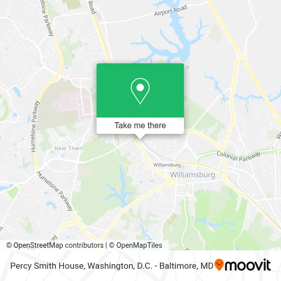 Percy Smith House map