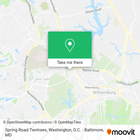 Spring Road Twnhses map