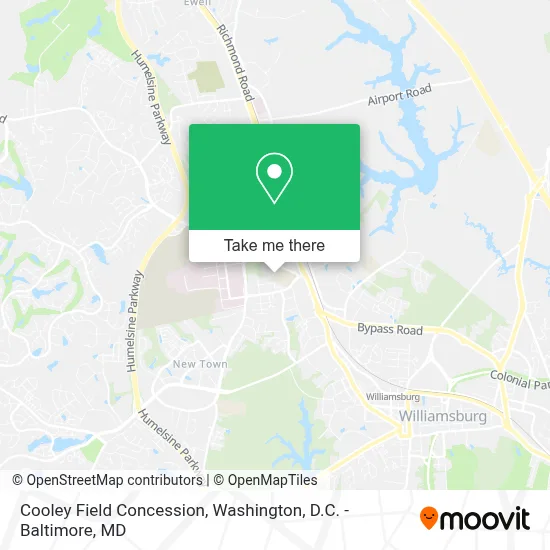 Cooley Field Concession map