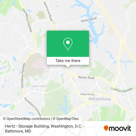 Hertz - Storage Building map