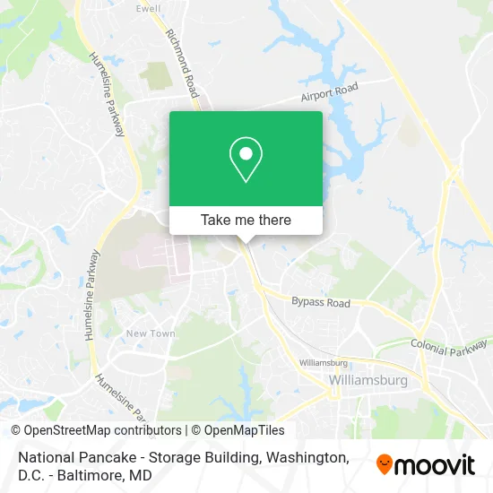 National Pancake - Storage Building map
