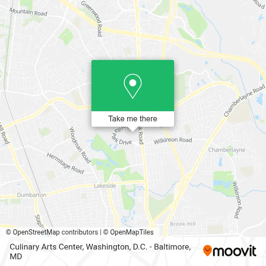 Culinary Arts Center map