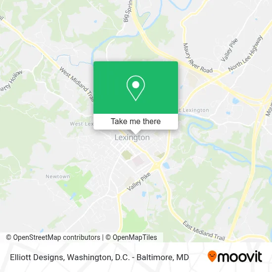 Elliott Designs map