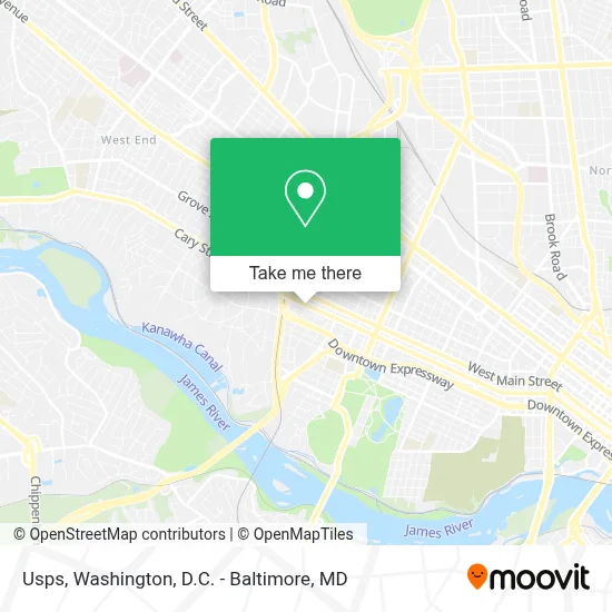Usps map