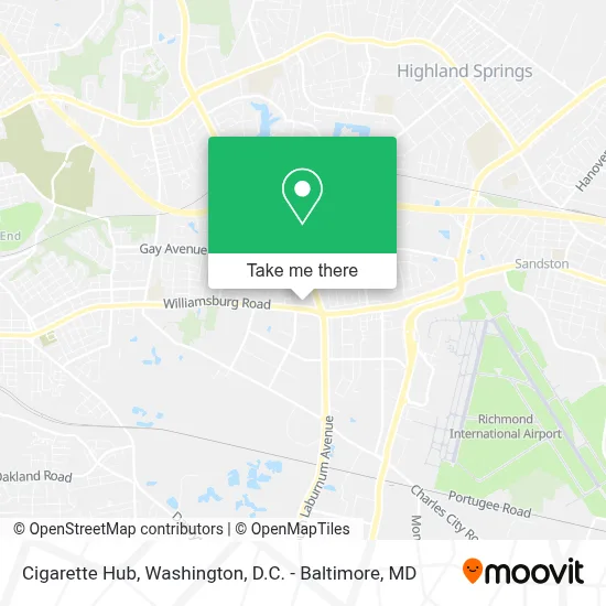 Cigarette Hub map