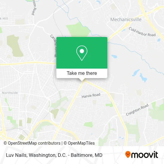 Luv Nails map