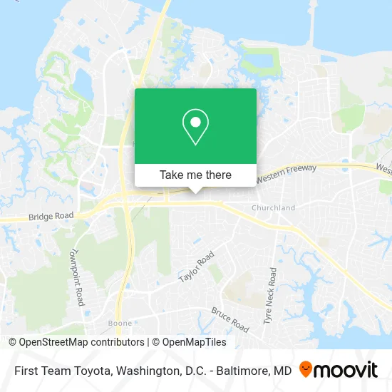 First Team Toyota map