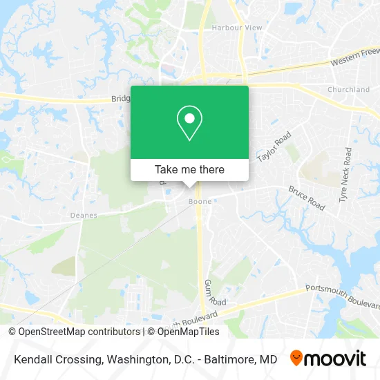 Kendall Crossing map
