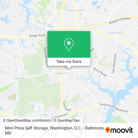 Mini Price Self Storage map