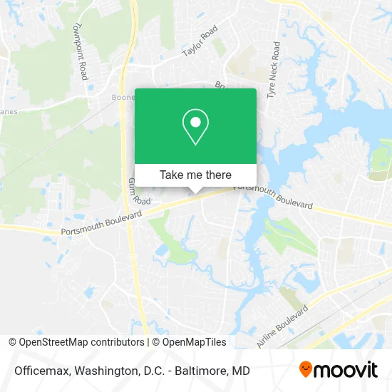 Officemax map
