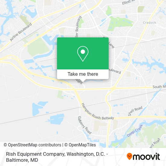 Rish Equipment Company map