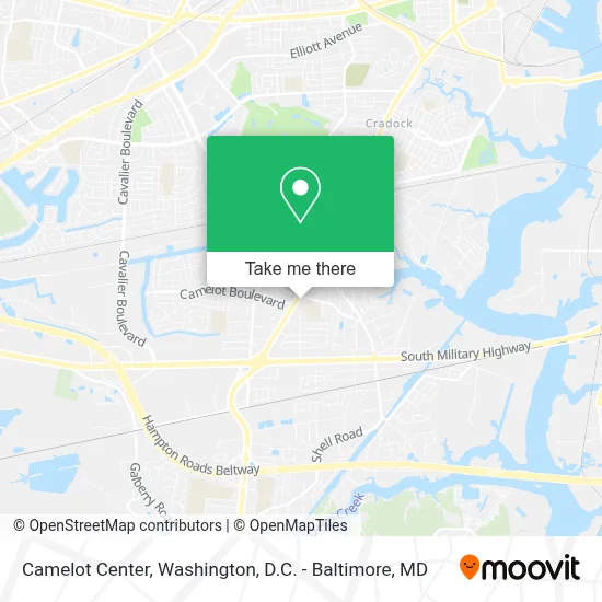 Camelot Center map