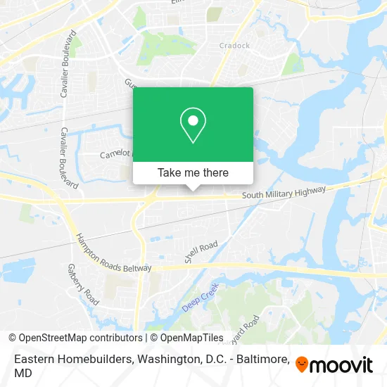 Eastern Homebuilders map