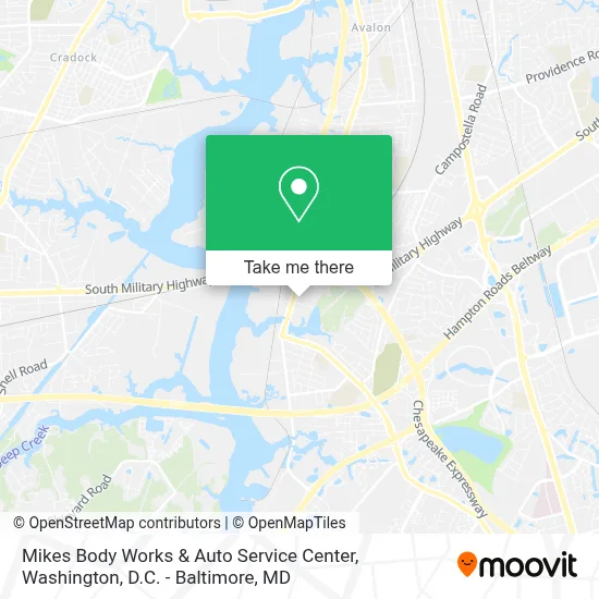 Mikes Body Works & Auto Service Center map