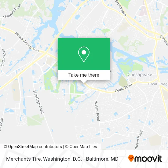 Merchants Tire map