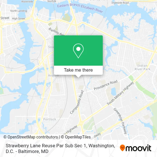Strawberry Lane Reuse Par Sub Sec 1 map