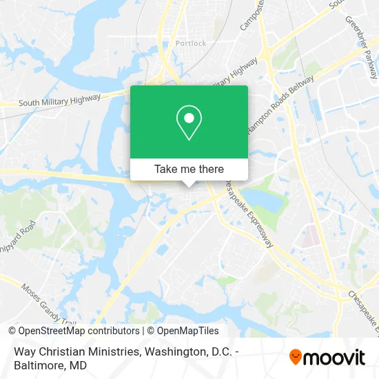 Way Christian Ministries map