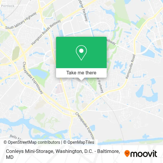 Conleys Mini-Storage map