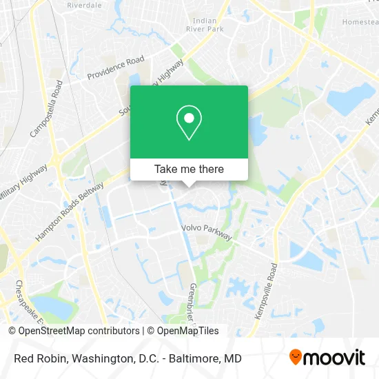 Red Robin map