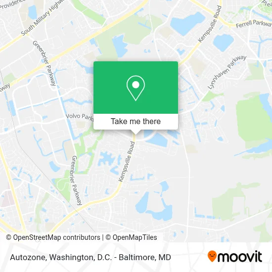 Autozone map