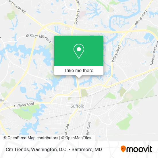 Citi Trends map