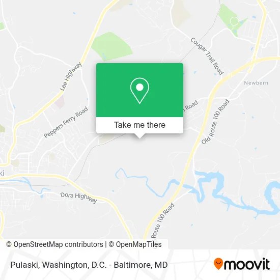 Pulaski map