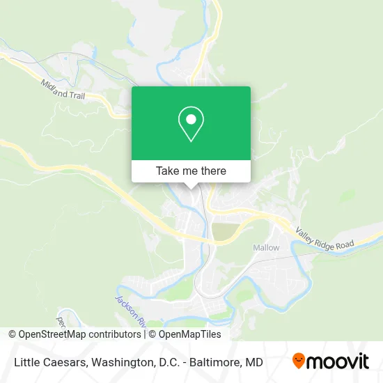 Little Caesars map