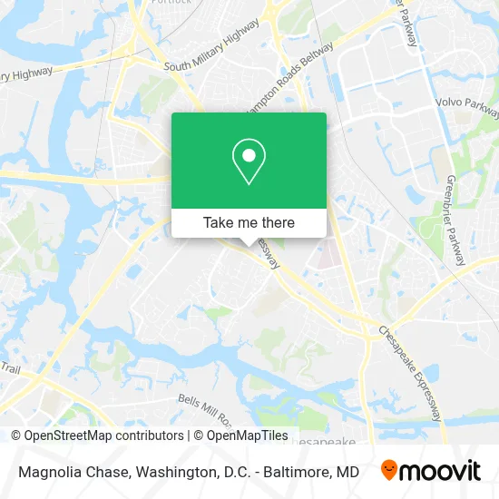 Magnolia Chase map