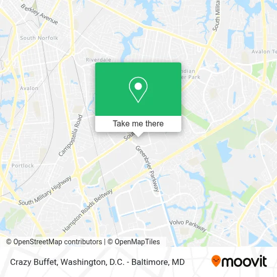 Crazy Buffet map