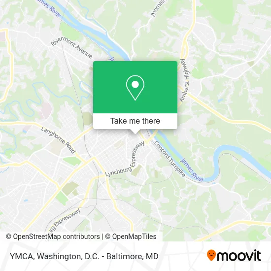 Ymca map