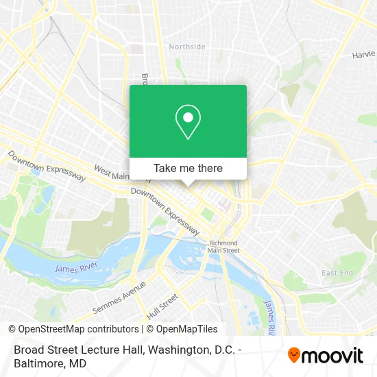 Broad Street Lecture Hall map