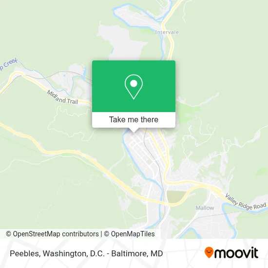 Peebles map