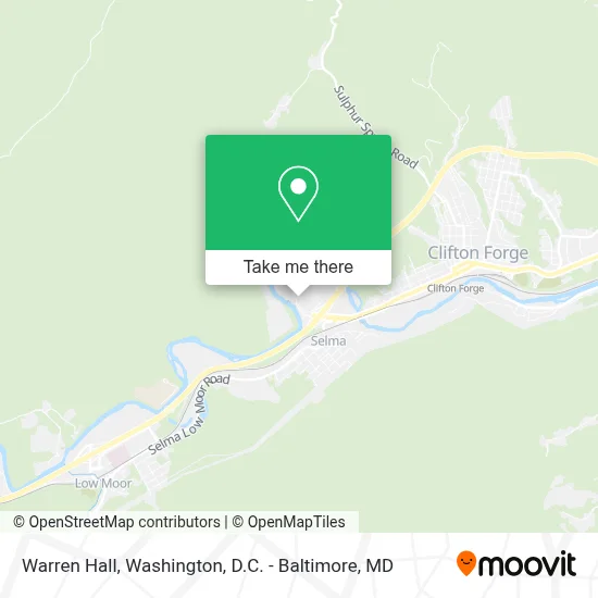 Warren Hall map