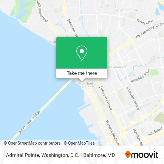 Admiral Pointe map