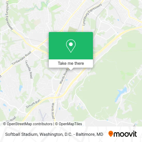 Softball Stadium map
