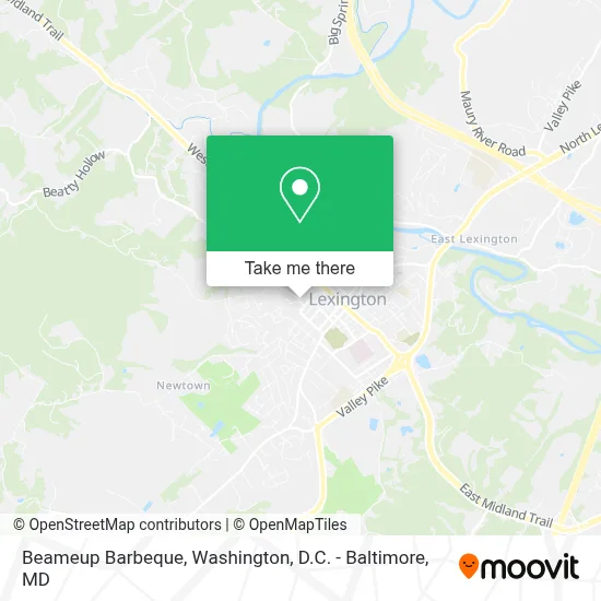 Beameup Barbeque map