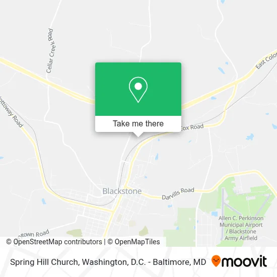 Spring Hill Church map