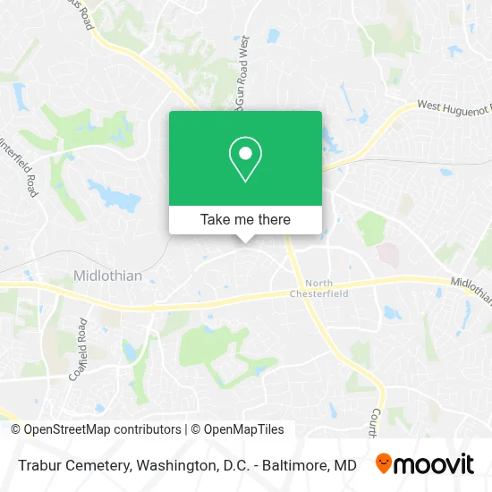 Trabur Cemetery map