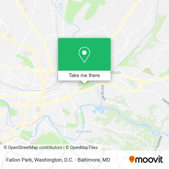 Fallon Park map
